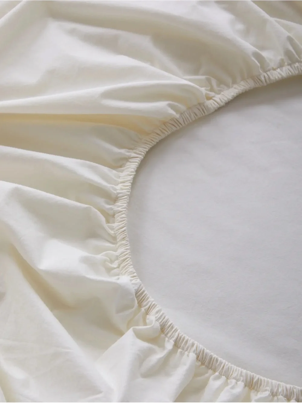 Quince 100% Organic Cotton Sheet Set KING size IVORY - NEW